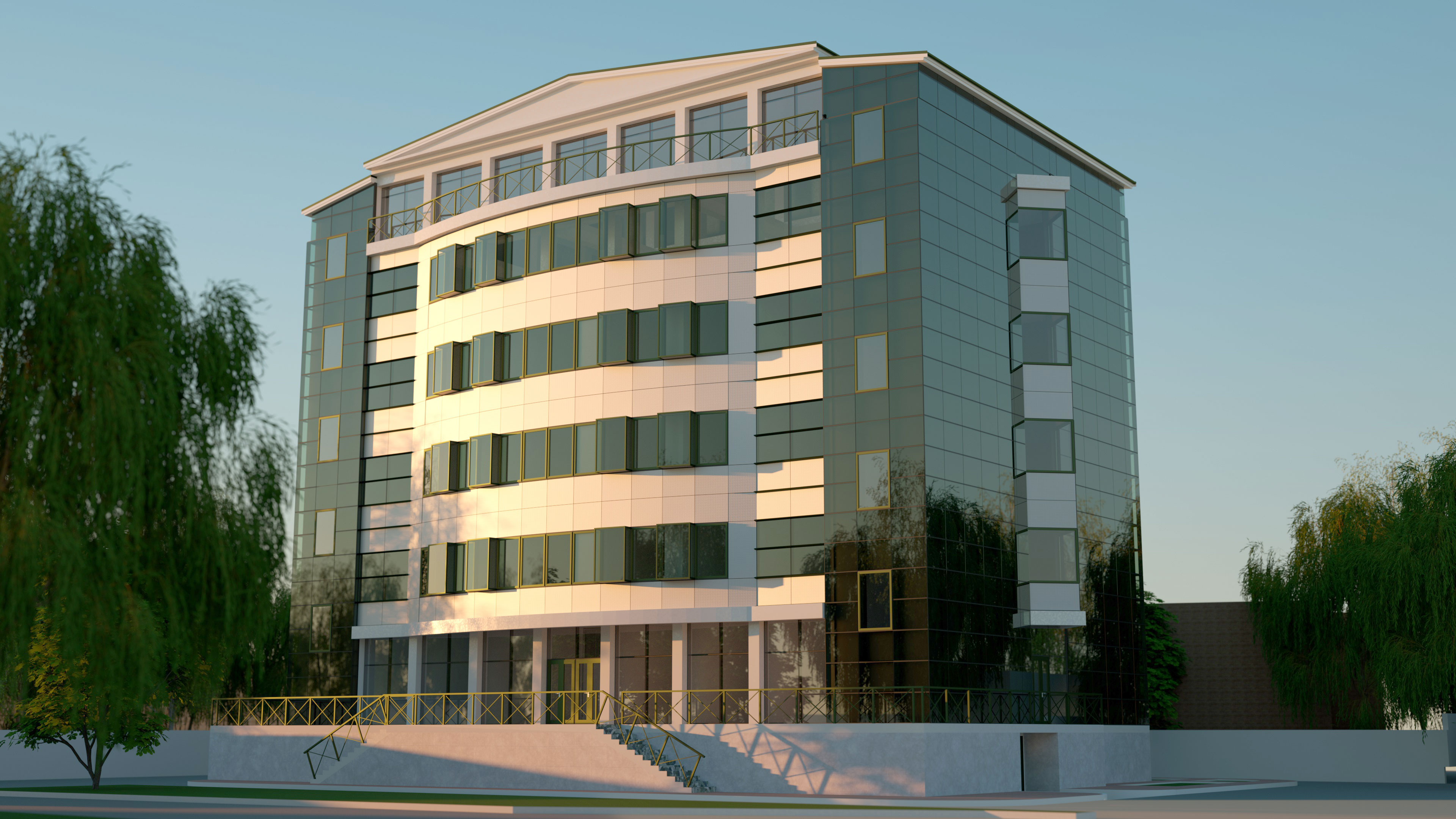 проект административного здания в Краснодаре
